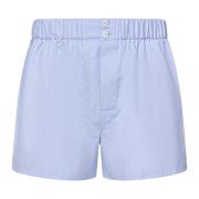 Brioni Klarblå Bomullsboxershorts Blue, Herr