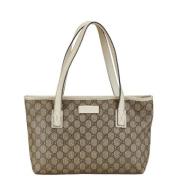 Gucci Vintage Pre-owned Canvas gucci-vskor Beige, Dam