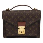 Louis Vuitton Vintage Pre-owned Canvas louis-vuitton-vskor Brown, Dam