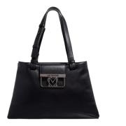 Love Moschino Svart Uptown Axelväska Black, Dam