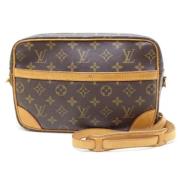 Louis Vuitton Vintage Pre-owned Canvas louis-vuitton-vskor Brown, Dam