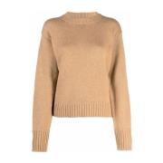 Jil Sander Beige Cashmere Sweater Beige, Dam