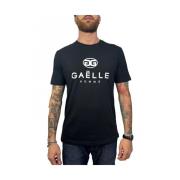 Gaëlle Paris Bomull T-shirt för kvinnor Black, Herr