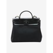 Hermès Vintage Pre-owned Canvas handvskor Black, Dam