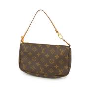 Louis Vuitton Vintage Pre-owned Tyg louis-vuitton-vskor Brown, Dam