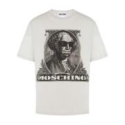 Moschino Bomull T-shirt White, Herr