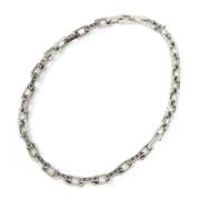 Louis Vuitton Vintage Pre-owned Metall halsband Gray, Dam