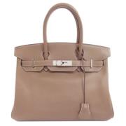 Hermès Vintage Pre-owned Laeder handvskor Gray, Dam