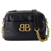 Balenciaga Laeder crossbodyvskor Black, Dam