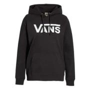 Vans Drop V Logo Hoodie-B Huvtröja Black, Dam