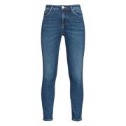 Pinko Blå Skinny Bomullsblandade Jeans Blue, Dam