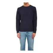 Hugo Boss Blå Sweatshirt Casual Urban Stil Blue, Herr