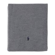 Polo Ralph Lauren Broderad Logotyp Ullhalsduk Gray, Herr