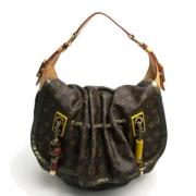 Louis Vuitton Vintage Pre-owned Tyg louis-vuitton-vskor Brown, Dam