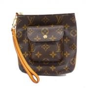 Louis Vuitton Vintage Pre-owned Tyg louis-vuitton-vskor Brown, Dam