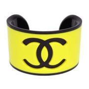 Chanel Vintage Pre-owned Plast armband Yellow, Dam