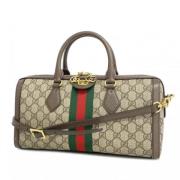 Gucci Vintage Pre-owned Plast gucci-vskor Brown, Dam