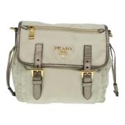 Prada Vintage Pre-owned Tyg prada-vskor Beige, Dam