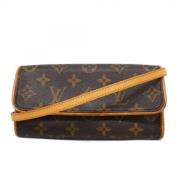 Louis Vuitton Vintage Pre-owned Tyg louis-vuitton-vskor Brown, Dam