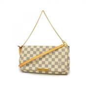 Louis Vuitton Vintage Pre-owned Tyg louis-vuitton-vskor White, Dam