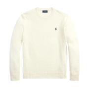 Polo Ralph Lauren Casual Beige Ull Kashmir Tröja Beige, Herr