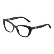 Dolce & Gabbana Stiliga Glasögon Dg3398 i Svart Black, Dam