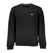 Tommy Hilfiger Svart Sweatshirt med Långärmad Logo Black, Herr