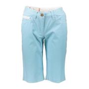 Murphy&Nye Blå Bermuda Shorts med 7 Fickor Blue, Herr