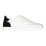 Dolce & Gabbana Vita Läderlogosneakers för Män White, Herr