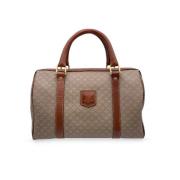 Celine Vintage Pre-owned Laeder handvskor Beige, Dam