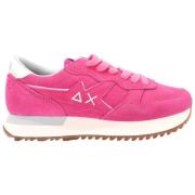 Sun68 Stargirl Suede Fuxia Sneakers Pink, Dam