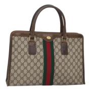 Gucci Vintage Pre-owned Laeder handvskor Beige, Dam