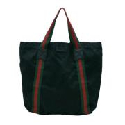 Gucci Vintage Pre-owned Canvas gucci-vskor Black, Dam