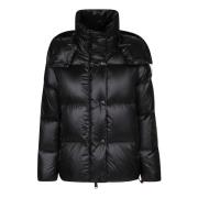 Afterlabel Blank Nylon Dunjacka med Huva Black, Dam