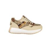 Laura Biagiotti Beige Polyester Sneaker Beige, Dam