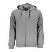 Dockers Herr Zip Hoodie Grå Långärmad Gray, Herr