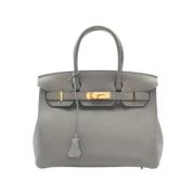 Hermès Vintage Pre-owned Laeder handvskor Gray, Dam