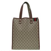 Gucci Vintage Pre-owned Laeder totevskor Beige, Dam