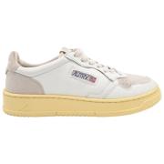 Autry Låg Mansuede Läder Sneakers Vit Sand White, Herr