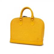 Louis Vuitton Vintage Pre-owned Tyg louis-vuitton-vskor Yellow, Dam