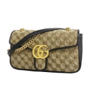 Gucci Vintage Pre-owned Canvas gucci-vskor Black, Dam