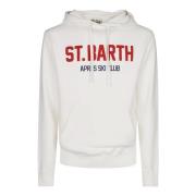 MC2 Saint Barth Tribeca Hoodie med justerbara dragsnören White, Herr