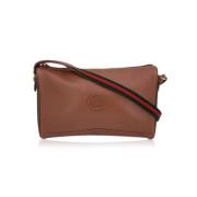 Gucci Vintage Pre-owned Laeder crossbodyvskor Brown, Dam