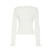 MVP wardrobe Baima Knit-Top White, Dam