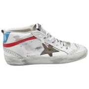 Golden Goose Klassisk Vit Kaki Blå Sneakers White, Herr