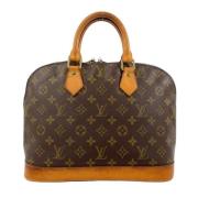 Louis Vuitton Vintage Pre-owned Canvas handvskor Brown, Dam