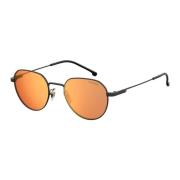 Carrera Bicolor Metall Solglasögon med Orange Flash Multicolor, Unisex