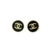 Chanel Vintage Pre-owned Guld chanel-smycken Black, Dam