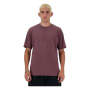 New Balance Ikonisk Collegiate T-shirt Pink, Herr