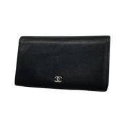 Chanel Vintage Pre-owned Laeder plnbcker Black, Dam